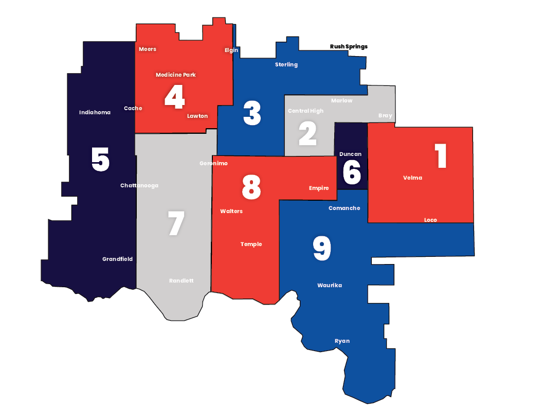 Board Districts Map